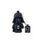 Tribe FD007501 Disney Star Wars figure Pendrive 16GB Memory Stick Funny USB Flash Drive 2.0 Memory Stick data storage, keychains cap holder, Darth Vader, Black (Accessories)