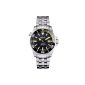 Davosa Men's Watch Stainless Steel Analog black 16149870 (clock)