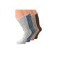 4 pairs of alpaca socks Winter socks soft warm soft with alpaca wool (Textiles)