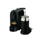 DeLonghi Nespresso EN 110.BAE U capsule machine / 0.8L water tank / with Aeroccino3 / black (household goods)