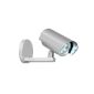 Wireless motion detector, passive infrared sensor with 6 LED lights very bright and battery dummy CCTV camera