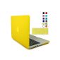 Gosin UP lastic & Keyboard Cover Case Protective Case for Multi-sizes and colors Macbook as Macbook Pro 13 '' Macbook Pro 13 '' with Retina display, MacBook Pro 15 '' MacBook Air 13 '' MacBook Air 11 (Macbook Pro 13 '' with Retina Display, Yellow) (Accessories)