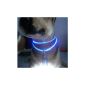 Adjustable collar Flashing LED Light Pet Dog Cat Blue Rope (Miscellaneous)