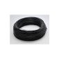 Cable ties 250m Twist Ties binding wire Twistband binding strips Color: black (Electronics)