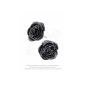 Alchemy Gothic Black Rose Earrings Stud Earrings (E339) (Jewelry)