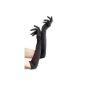 Gloves long black woman (Toy)