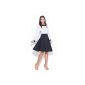 Katrus flared skirt twelve o'clock in the romantic style (Clothing)
