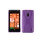 Cadorabo ®!  X TPU Silicone Case for Nokia Lumia 620 in purple (Electronics)