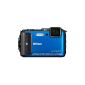 Nikon Coolpix AW130 Digital Camera (16 Megapixel, 5x opt. Zoom, 7.6 cm (3 inch) OLED display, USB 2.0, image stabilized) Blue (Electronics)