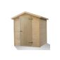 GARTENHAUS shed toolshed Holzblockhaus SHED woodshed 212x209x225cm