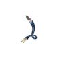 In-akustik Premium HDMI cable with Ethernet 1.5m II, Blue / Silver (Electronics)