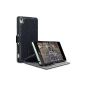Terrapin Case Cover Ultra-slim Leather Stand Function With The Sony Xperia Z3 Case - Black (Electronics)