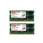 Komputerbay 8GB (2x4GB) DDR3 SODIMM (204 pin) 1066 PC3 8500 for Apple 8 GB (optional)