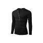 Doublju gentlemen Henry Shirt black (D15) EU: XL (Asian XXL) (Textiles)