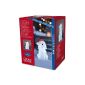 Konstsmide 6182-203 LED acrylic dog with Santa Hat / H: 35/50 cm / W: 31/50 cm / T: 20 cm / 40 cold white diodes / 24V external transformer / transparent (garden products)