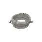 High-quality low-loss 5m Twin cable in office friendly light gray for Novero Funkwerk Dabendorf LTE MIMO antenna 800, 1800, 2600 (Office supplies & stationery)