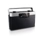 Philips AE5430 / 10 Portable Radio with DAB + (Digital Radio), LCD display, info display, Smart Scan, Menu Control, 2 W output power (black / silver) (Electronics)