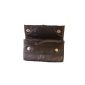 Tobacco pouch in black soft leather (clothing)