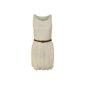 WearAll - ladies lace lined sleeveless dress Top with belt - 9 colors - Size 36-42 (Textiles)