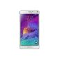 Samsung Galaxy Note Smartphone Unlocked 4 4G (Screen: 5.7 inch - 32 GB - SIM Single - Android 4.4 KitKat) White (Electronics)