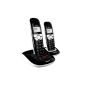 Logicom SOLY 255T CLASSIC Telephone DECT cordless speakerphone Answering + 1 additional handset Black (Electronics)