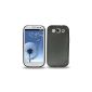 R-Tech24 chic, rugged 0.2 MM ULTRA THIN Case for Samsung Galaxy S3 i9300 in BLACK (Electronics)