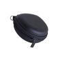 Pouch Case Protective Bag f. Earphones earplugs Black (Electronics)