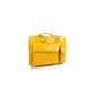 Belli® Design Bag full leather genuine leather business bag yellow A4 suited 39x29x11 cm (W x H x D) (Misc.)