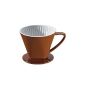 Cilio 105568 coffee filter size 2, Marone (household goods)