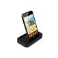 mumbi USB DUAL Dock Samsung Galaxy Note N7000 docking station / desktop charger with EXTRA battery compartment (Wireless Phone Accessory)