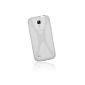 mumbi X TPU Cases Samsung Galaxy S4 mini shell transparent white (accessory)
