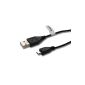 USB cable for NOKIA Asha 201, 203, 300, 302, 303, E5-00, E7-00, N8-00, 500, 603, 700, 701 etc.  (Electronic devices)