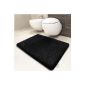 SKY bathmat Uni | Black - Oeko-Tex 100 certified | different sizes - 50x80cm (household goods)