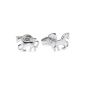 Xaana Earrings for kids Horse gloss rhodium-plated 925 sterling silver AMZ0066 (jewelry)