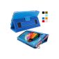 Snuggling ™ Galaxy Tab 3 8 inches Case (Blue) - Smart Case with lifetime warranty (electronics)