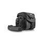 Mantona premium SLR camera bag (Quick Access, dust, carrying strap and accessory compartments) black (accessories)