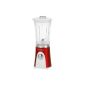 Moulinex LM125G blender with chopper function Mini Multi Deluxe (350 watts, 2 speed levels) metallic-red / white (household goods)
