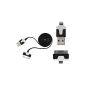 Xcessor USB Sync Data Cable Flat / Charger For iPad iPod iPhone.  Black (Electronics)