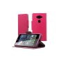 Cover ACER Liquid E3 Duo - Articulated pink Folio Case dedicated for ACER Liquid E3 + Duo suede interior protection + integrated hull.  New special price.  Brand: Everglade.  (Electronic devices)
