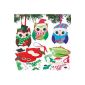 Sewing kits owls Christmas Decorations felt that children can make and suspend (Set of 3) (Toy)