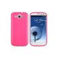 Dark Pink TPU Gel Cover Skin Case Cover for Samsung Galaxy S3 i9300