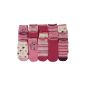 Bon Marché ** ** girls 15 pairs of socks cute cat trainer (Clothing)
