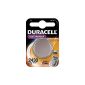 DURACELL Pack of 2 Lithium batteries button 