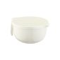 EMSA 2249401200 bowl SUPERLINE mixing bowl with handle, 4 Liter, White (dishwasher safe, Made in Germany) (household goods)