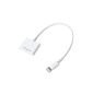 Originally Star Phone Adapter 8-pin cable 30 - Cable length about 15cm - docking cradle without audio transmission is suitable for iPhone 5, 5s, 5c, iPod Touch 5G white (Electronics)