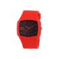 Diesel - DZ1351 - Men's Watch - Quartz Analog - Black Dial - Red Silicone Bracelet (Watch)