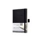 Sigel CO230 Notebook, ca. A6, with blank lined paper, softcover, black, CONCEPTUM - other sizes selectable (Office supplies & stationery)
