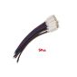 SODIAL (R) 5 pcs. RGB LED Strip Flexible 4 pin connector cable (electronics)