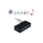 VicTsing Bluetooth A2DP Stereo Music Transmitter Dongle Adapter for 3.5 mm audio devices (for Apple iPod, iPhone, iPad, Nokia, Sony, Samsung, Motorola, LG, HTC mobile phones, MP3 / MP4, TV, Media Player , wireless connection) Black Black (Electronics)