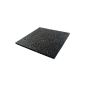 Casa Pura® washer underlay with high resistance to vibration and sound attenuation | recycled rubber granules | Black | 60x60x1cm (household goods)